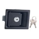 thumbnail image 1 of Cerradura de puerta de gabinete,Cerradura de pestillo para caja de herramientas,montaje empotrado con 2 llaves,Pieza de repuesto para cerradura de gabinete,Pestillo de puerta con cerradura de, 1 of 9