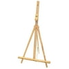 Loew-Cornell 18"-18" Adjustable Natural Wood Art Easel with Adjustable Arm and Plastic Tips
