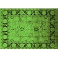 thumbnail image 1 of Ahgly Company Indoor Rectangle Oriental Green Traditional Area Rugs, 7' x 9', 1 of 4