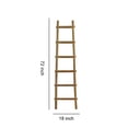 thumbnail image 5 of Screen Gems 6 Step 6 ft Blanket Rack Decorative Wooden Ladder Brown, 5 of 6
