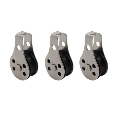 VORCOOL 32mm Stainless Steel Pulley Wheel Block - Boat Cable Towing Pulley With 250kg Capacity