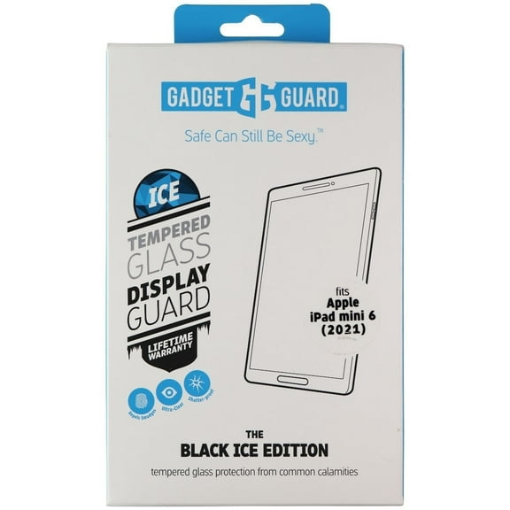Gadget Guard (Black Ice) Tempered Glass for iPad mini 6 (2021) - Clear