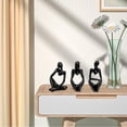 thumbnail image 6 of Thinker Statue 3PCS, Sculpture Decorative Figures, Thinker Statue, Sculpture Abstract Art, Aesthetic Ornaments for Home, Resin Statue for Decoration Room, Bathroom, Office, Desk-Gold, 6 of 6