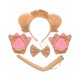 thumbnail image 4 of Lion Tail Ears Costume Set Diadema Cosplay Headwear Photo Props Pajarita Guantes para Festival Fiesta Decoración Fiestas temáticas de animales Yinane Orejas de cola de disfraz, 4 of 8