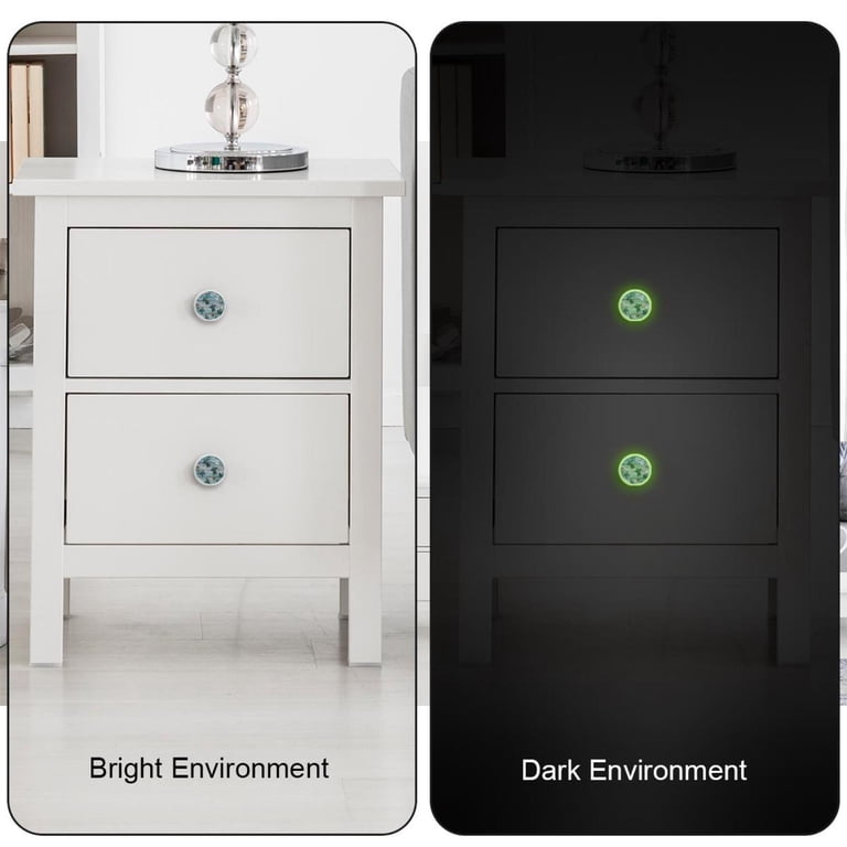 NEWzone 4-Pack Frog Decorative Cabinet Knobs – 35mm Round White Drawer Pulls With Screws For Kitchen, Dresser, Wardrobe
