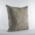 thumbnail image 2 of Plutus Patina Yarns Shiny Fabric With Twig Pattern Luxury Throw Pillow - Double sided 24" x 24", 2 of 4