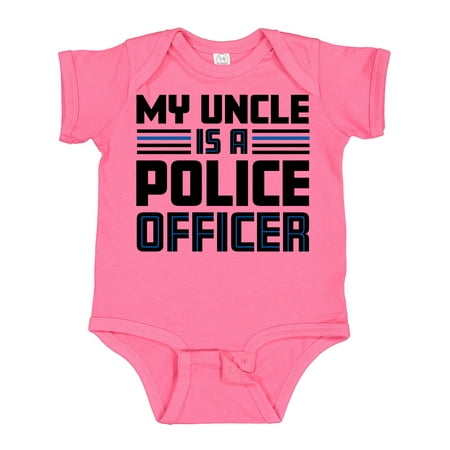 

Inktastic My Uncle is a Police Officer Gift Baby Boy or Baby Girl Bodysuit