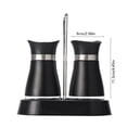 thumbnail image 3 of RYDCOT Seasoning Bottle Pepper Shaker Set with Stainless Steel Lids Suitable for Kitchen Cooking Tables Rvs Camping Refillable Spice Bottles (Includes: 2 x seasonings, 1 x holder), 3 of 6