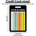 thumbnail image 1 of 12 Sheet Golf Distance Chart And Score Counter Cards Accurate Golf Scorecards For All Levels For Easy Reading Portable Fits In Golf Bag Or Pocket, 1 of 8