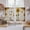 Gray, variant on Sunflowers Tier Curtains 24 Inch Length, Spring Summer Bees Yellow Floral Grey Cafe Short Curtains for Bathroom Over Sink, Small Kitchen Curtain Light Filtering Tiered Drapes 2 Panels 27.5"Wx24"L