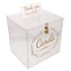 thumbnail image 1 of Caja de acrílico transparente para tarjetas de boda con cerradura, caja de almacenamiento para tarjetas de fiesta de boda, 1 of 6