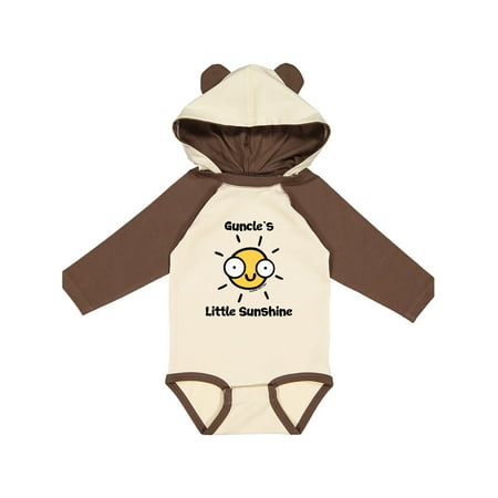 

Inktastic Guncles Little Sunshine Gift Baby Boy or Baby Girl Long Sleeve Bodysuit