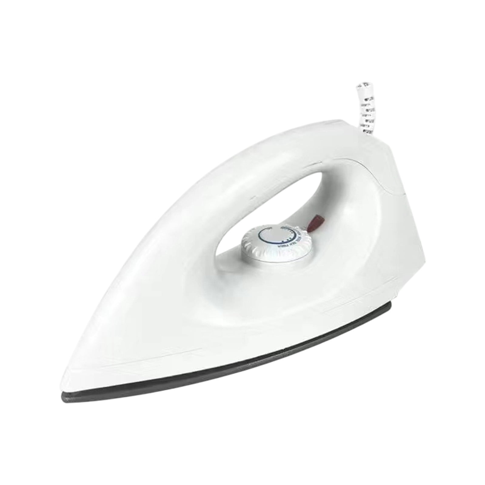 Home Dry Clothes Iron,Temperature Adjustable Ironing Device for Fabric Wrinkle Removal,Sleek Soleplate Fast Heating for Nylon Silk Wool Linen,Ideal for Home Ironing and Office Garment Care-White