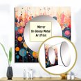 thumbnail image 3 of Designart "Rhapsodic Vinyl Record III" Music Square Mirror For Wall Decor - Large Multi-Color Square Mirror Printed Wall Decor - Modern Square Living Room Mirror, 3 of 5