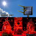 thumbnail image 2 of Cadena de luces solares TW SHINE, color rojo, 80 pies, 240 LED, resistente al agua, 2 of 6