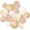 Champagne Gold, variant on 15 Pcs Boho Paper Lanterns - Champagne Gold Beige Peach 6 8 10 Inch Round Hanging Decorations for Birthday, Neutral Baby & Bridal Shower, Rustic Wedding, Fall Party