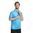 thumbnail image 2 of DTWOOO Men's Golf Shirts Short Sleeve Print Performance Moisture Wicking Dry Fit Golf Polo Shirts for Men, 2 of 8
