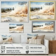 thumbnail image 4 of Designart "Beige Geyser Horizon In Minimalism" Geyser Floater Framed Wall Art Prints, 4 of 5