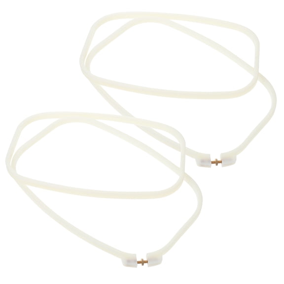 Houderco Embroidery Hoops Plastic White 2Pcs 10.2X7.1X0.4In