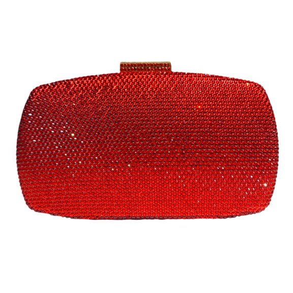 Osdhezcn Fashionable Sparkly Rhinestones Evening Bag Crystal Handbag for Formal Functions