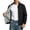 Black, variant on Jackets Regular Fit Baseball Bomber Jacket Stand Collar Long Sleeve Solid Color with Zip up Windproof Casual Lightweight Outerwear for Casual Outings (Black S)