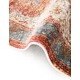 thumbnail image 7 of Unique Loom Baracoa Collection Area Rug - Miramar (8' Round Rust Red/Blue), 7 of 7