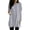 Grey, variant on Womens Long Sleeve Shirts Tops ,Solid Crew Neck Casual Shirts with Side Pockets, Loose Fit Soft Tunic Blouse, Fashion Basic Long Length Pullover