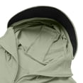 thumbnail image 5 of GUZOM Mens Sun Protection Jacket UPF 50+ Lightweight Packable Water Resistant Hooded Nylon Spandex Windbreaker for Outdoor Hiking Fishing Army Green,Size M, 5 of 9
