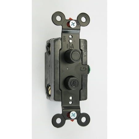 Clic Accents Single Pole Black On With Logo Antique Style Push Light Switch Clic Accents Single Pole Black On With Logo Antique Style Push Light Switch