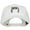 White, variant on Mardi Gras Half Face Mask Embroidered Washed Cap - Black OSFM
