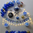 thumbnail image 4 of 20LED 9.8 FT Rocket Spaceship Astronaut String Lights Children's Room LED String Lights Battery Operated for Kids Room Tent Birthday Decor(Warm White), 4 of 4