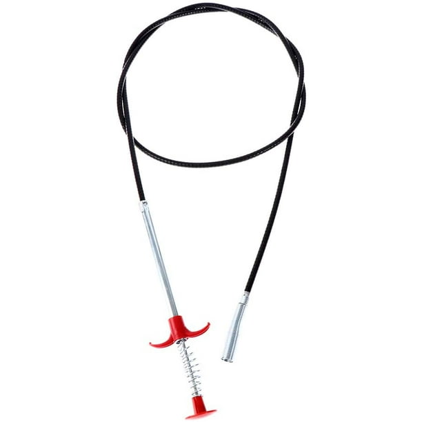Sink Snake, Grabber Claw Pick Up Reacher Tool with 4 Claws Drain Clog