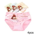 thumbnail image 2 of Esaierr 4PCS Kids Baby Girls Printed Cartoon Underwear Briefs,Toddler Girls Antibacterial Breathable Cotton Shorts,2-13 Years Old Bottom Pants, 2 of 7