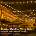 Quntis 32ft G40 Outdoor String Lights, Patio String Lights With 30+3