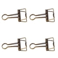 thumbnail image 3 of Metal Office Swallowtail Clip 50Pcs Stationery Paper Creative Extended Tail Clips, 3 of 7