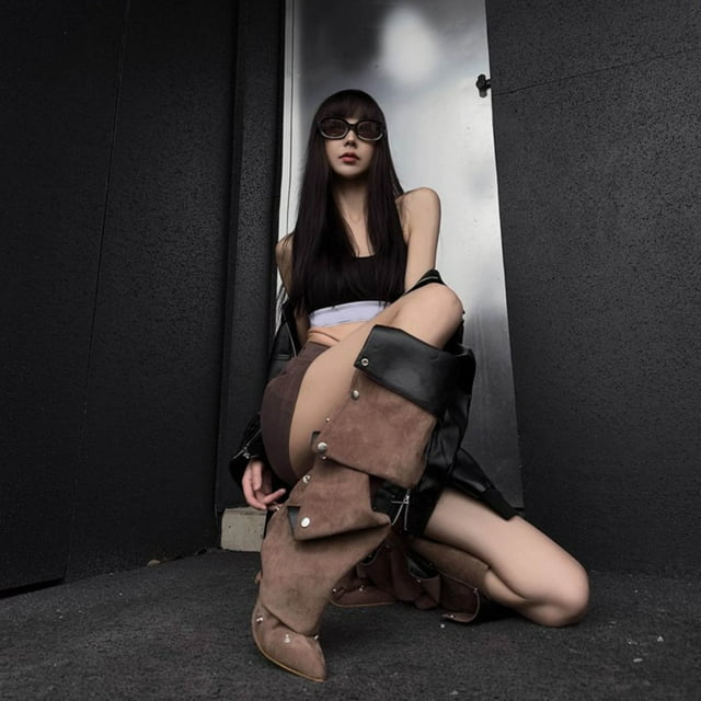 Mevxay Chaussures Décontractées d'Hiver pour Femmes à Semelle Épaisse, Doublées de Velours, Épaissies et Chaudes, Chaussures Plates Décontractées Rouges Taille 9