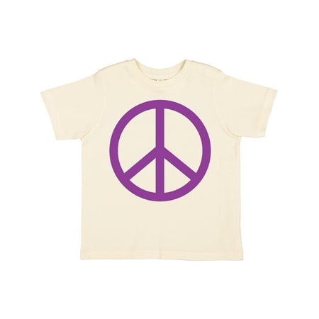 

Inktastic Purple Peace Sign Boys or Girls Toddler T-Shirt