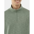 thumbnail image 2 of George Men's Quarter Zip Pullover with Long Sleeves, Sizes S-3XL, 2 of 5