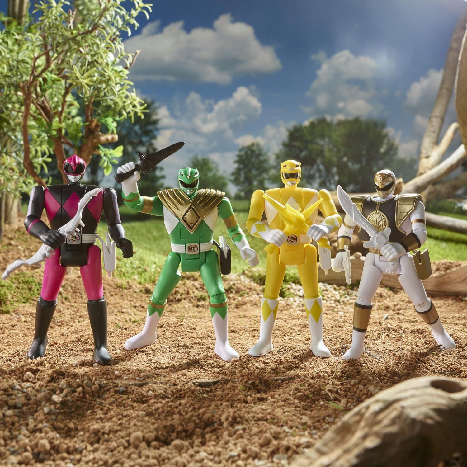 Power Rangers Retro-Morphin Green Ranger Tommy Fliphead Action Figure Inspired by Classic Mighty Morphin Toy for Kids Ages 4 and Up