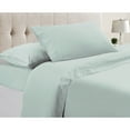 thumbnail image 2 of Manor Ridge Traditional Aqua Microfiber, Polyester Sheet Sets, Full, (4 Pieces), 2 of 3