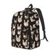 thumbnail image 1 of Disketp Flowe Rooster print Canvas Backpack Lightweight Travel Daypack Student Rucksack Laptop Backpack-Medium, 1 of 5