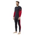 thumbnail image 1 of Traje de neopreno Hevto para hombre 3/2mm manga larga completo rojo, 1 of 6