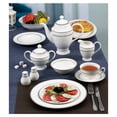 thumbnail image 2 of Stylish and Elegant 57 Pieces Bone China Dinnerware Set Service for 8 People - Arianna, 57 Piece, 2 of 5