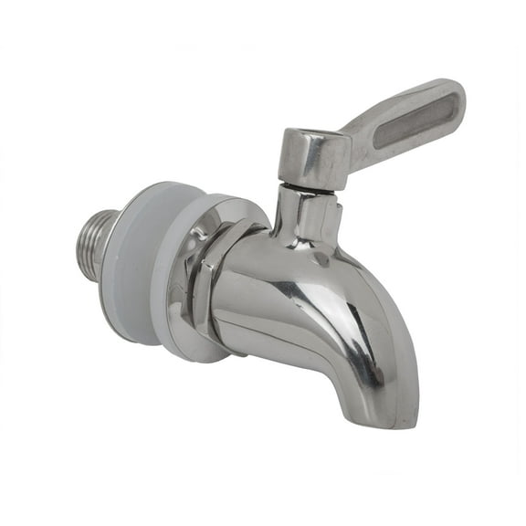 Solid stainless steel spigot