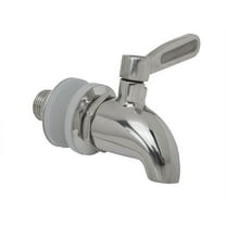 Solid stainless steel spigot