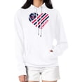thumbnail image 4 of Women's G-III 4Her by Carl Banks  White Minnesota Twins Heart Fleece Pullover Hoodie, 4 of 5