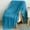 AC21_Blue, variant on Djunllk Throw Blanket - Blue Microfiber Ultimate Cozy Soft Blanket, Breathable Fluffy Blanket All Season Use, 27.5" x 39.3"