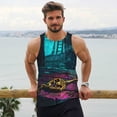 thumbnail image 6 of Salouo Lost Golden Key for Men's Tank Tops,Sleeveless Muscle Shirts for Men Quick Dry Workout Tank Top Gym Muscle Tee Fitness Bodybuilding Sleeveless T Shirt-, 6 of 7