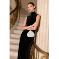 thumbnail image 4 of Women's Rhinestone Clutch Evening Bags Sparkly Glitter Triangle Purse for 1920s Party Prom Wedding, 4 of 6