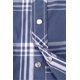 thumbnail image 5 of Camisa de manga corta Western Plaid Pearl con botones a presión para hombre, 5 of 7